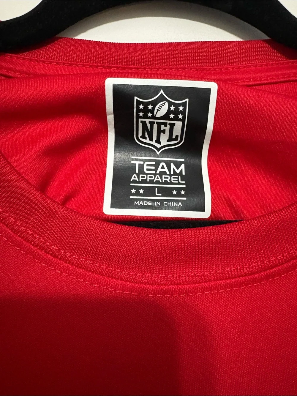 NFL Patriots Short Sleeve Tee with Navy Panels - Picture 2 of 3